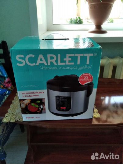 Мультиварка новая скарлетт