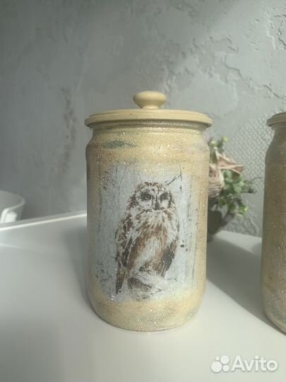 Банки для сыпучих продуктов. Стекло