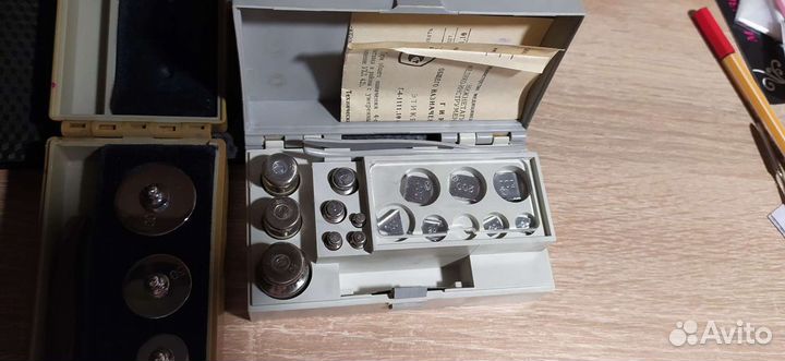 Гири СССР для лабораторных весов