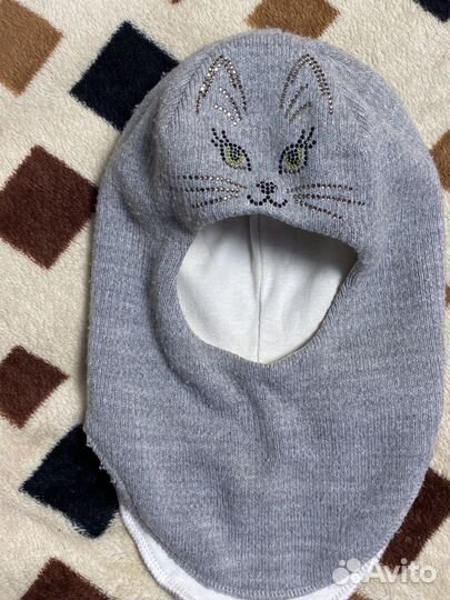 Шапка шлем 6-9 месяцев