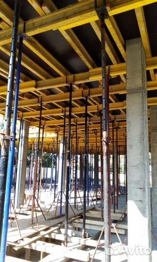 Опалубка перекрытия и мелкощитовая в аренду