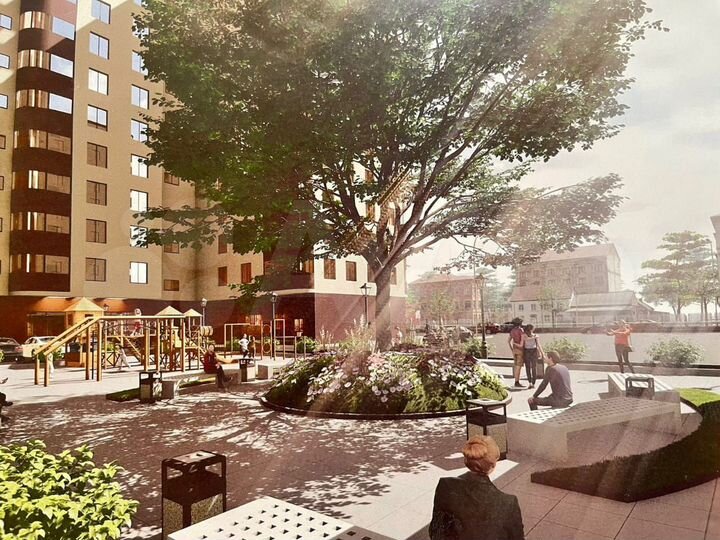 1-к. квартира, 38 м², 2/12 эт.