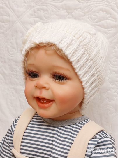 Новая шапка осенняя ог 36-38 новорожденной Англия