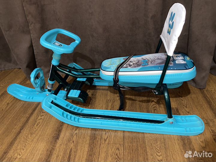 Снегокат детский с рулеткой