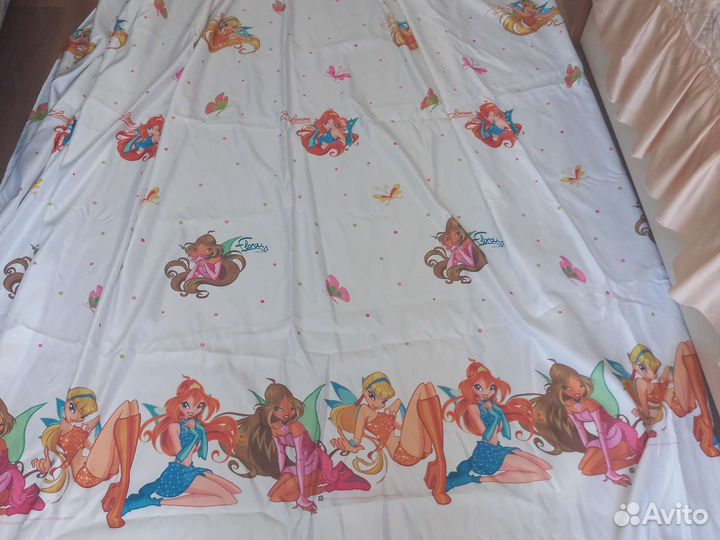 Шторы для детской с Winx