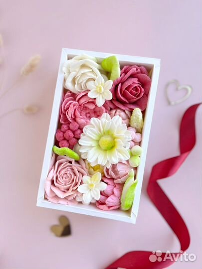 Сладкий букет из зефира