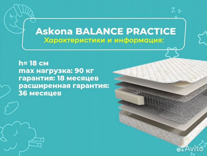 Матрас 80х195