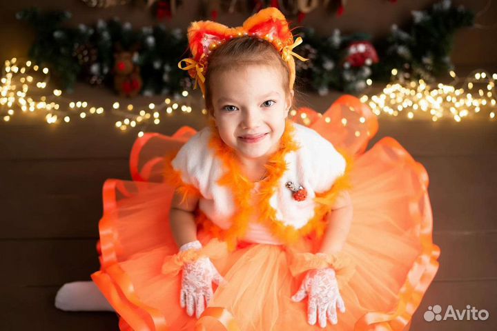 Костюм лисички аренда 2- 5 лет