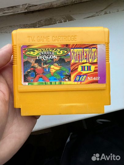 Картриджи dendy из 90х Battletoads NT серия