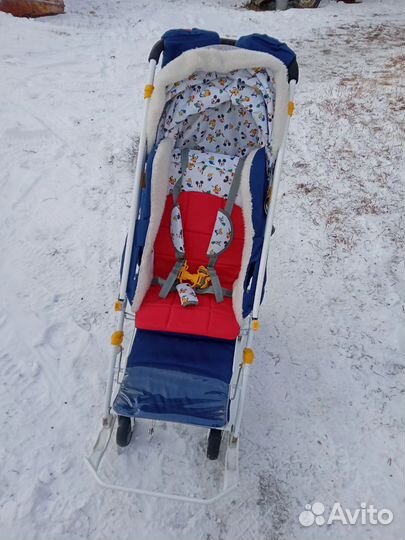 Коляска санки