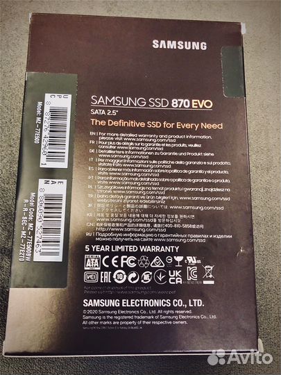 Ssd samsung 870 evo 500gb