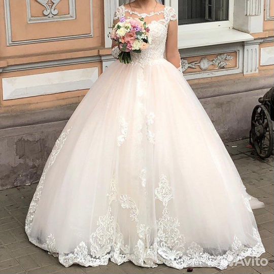 Свадебное платье 44 46 пышное