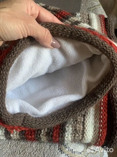 Комплект шапка и снуд зимний