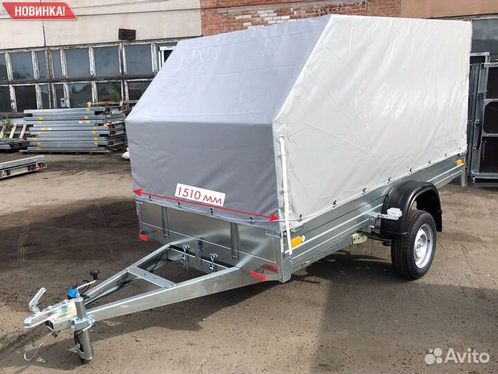 Оцинкованный прицеп для л/а 3.0х1.5х1.4