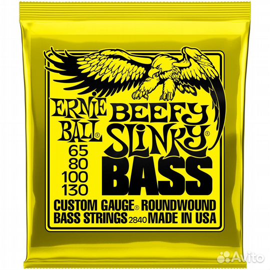 Струны для бас-гитары Ernie Ball 2840 Nickel Wound