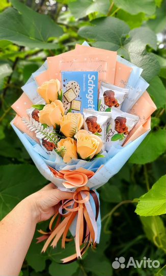 Съедобный букет учителю воспитателю