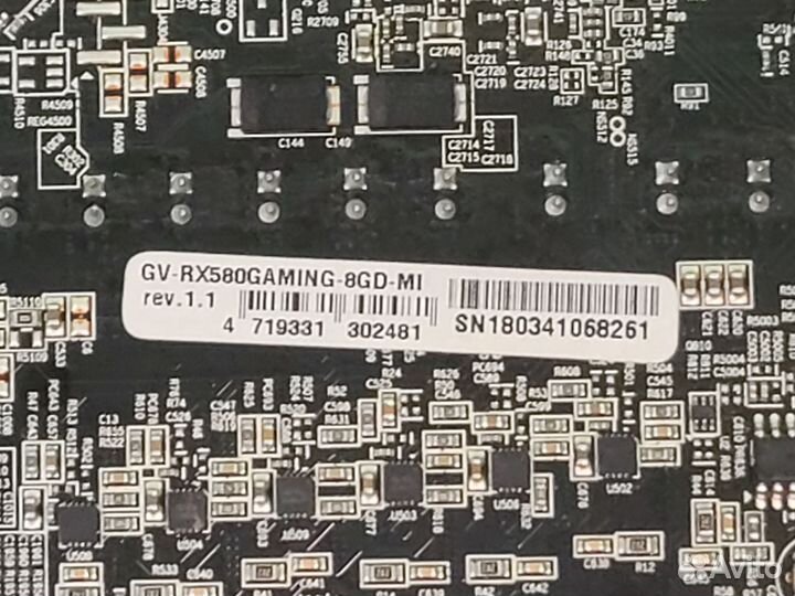 Видеокарта Gigabyte RX 580 8GB