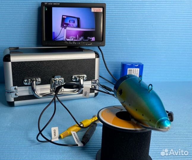 Подводная камера с монитором в кейсе Fish finder