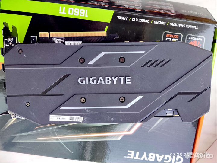 Видеокарта Gigabyte RTX-1660 Ti 6Gb
