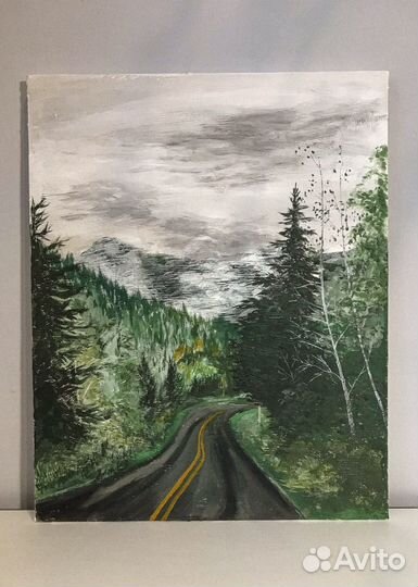 Картина холст акрил