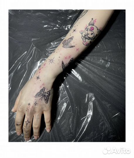 Разработка индивидуальных эскизов татуировки