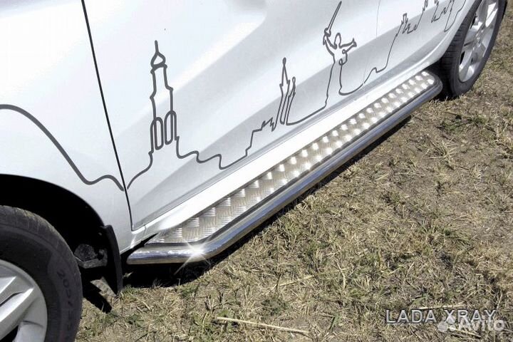 Защита порогов LADA xray