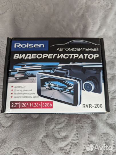 Автомобильный видеорегистратор Rolsen RVR-200