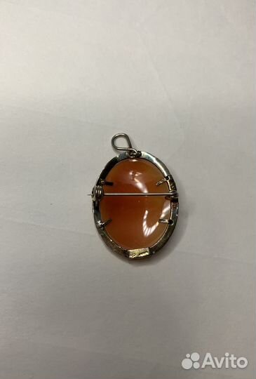 Брошь винтаж Камея#Винтажная брошь антикварная