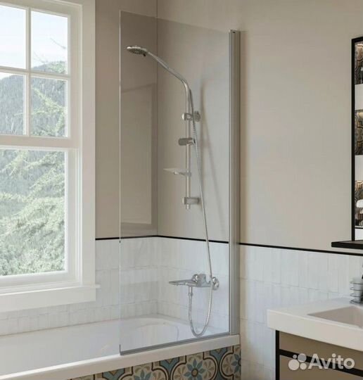 Шторка на ванну diwo Коломна 4GW005 распашная, 60