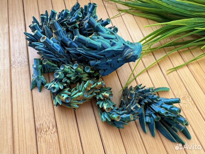 Дракон Луговой клевер бамбук меняет цвет