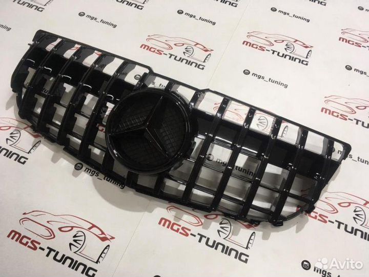 Решетка на Mercedes GLK 12-15г. GT-Black
