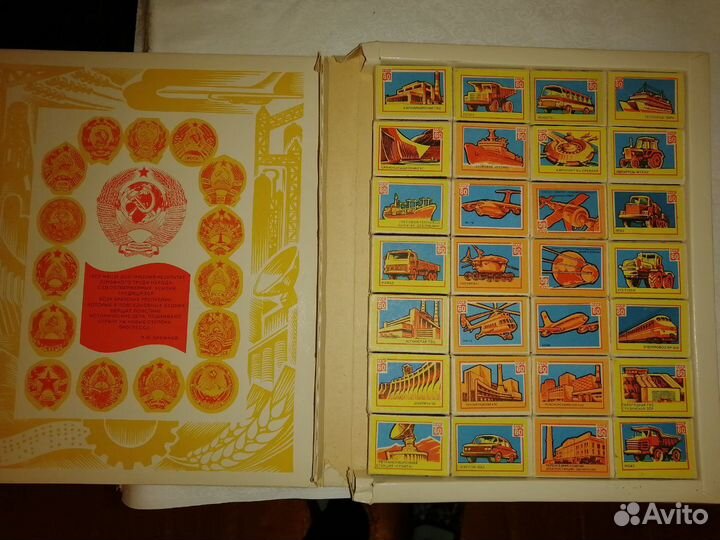 Сувенирный набор спичек 60лет СССР