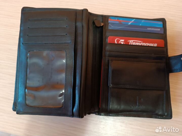 Мужское кожаное портмоне wanlima