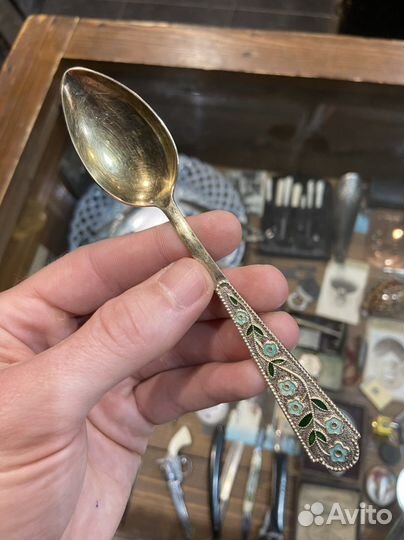 Набор серебряных чайных ложечек, СССР