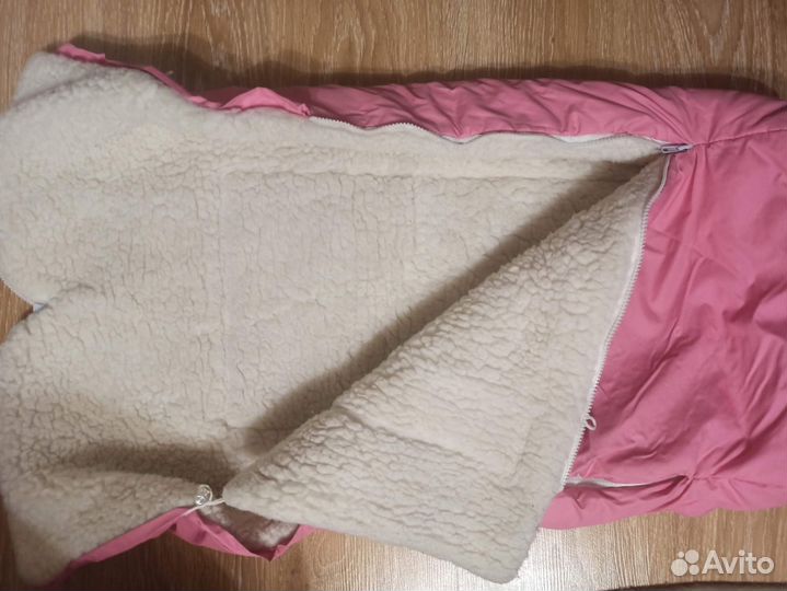 Зимний конверт в коляску