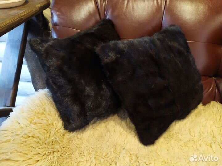 Подушки из натуральной норки