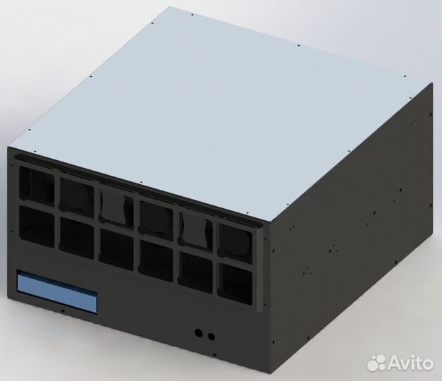 Корпус закрытый для майнинг фермы на 4/6/8/12 GPU