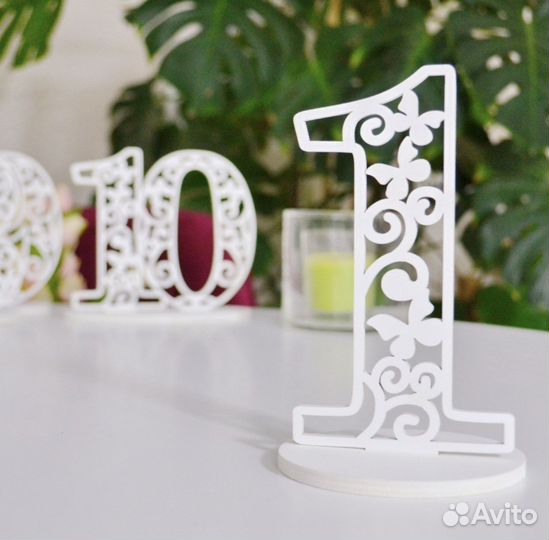 Номера столов, нумерация столов