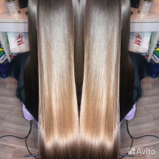 Кератиновое выпрямление,ботокс для волос, наноплас