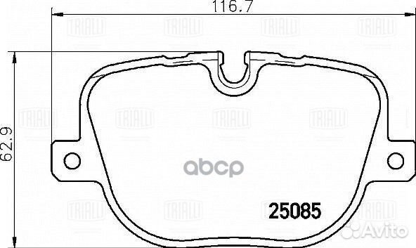 Колодки тормозные Land Rover Range Rover III 02