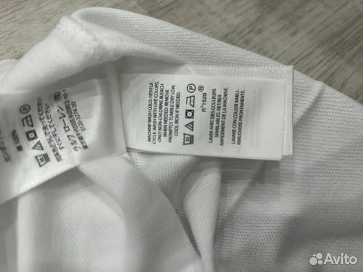 Белая футболка поло Ralph Lauren