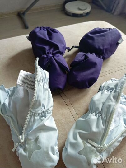 Варежки краги детские размер 0