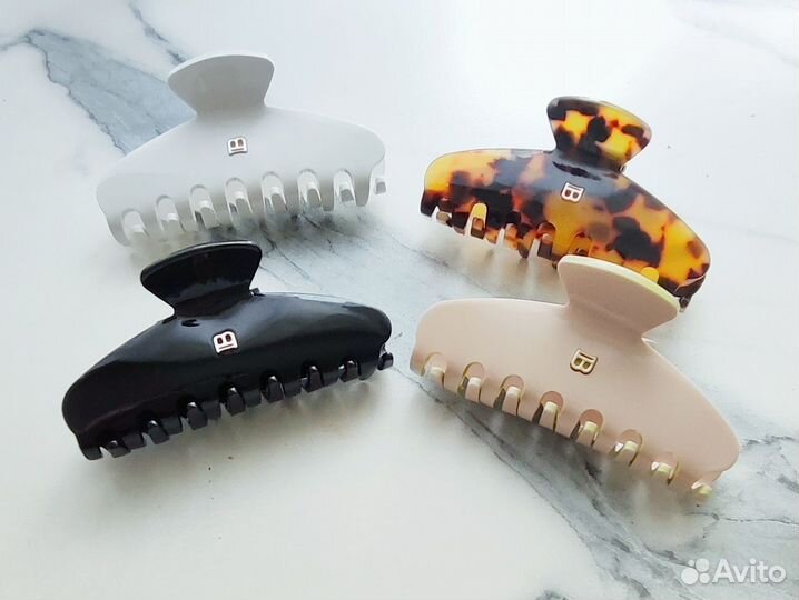 Заколка краб в стиле Balmain