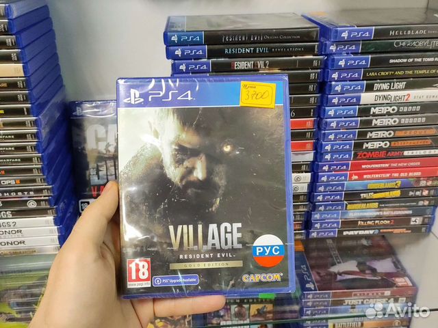 Resident evil 8 village gold edition ps4 диск