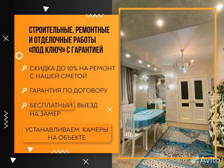 Чистовой ремонт с материалом в Сочи