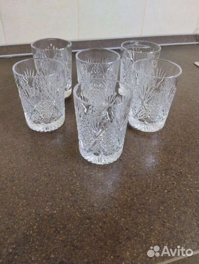 Хрустальные стаканы