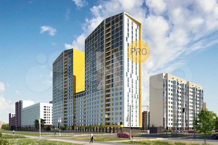 2-к. квартира, 47,7 м², 16/22 эт.