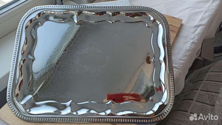 Блюдо сервировочное 3 этажа + поднос