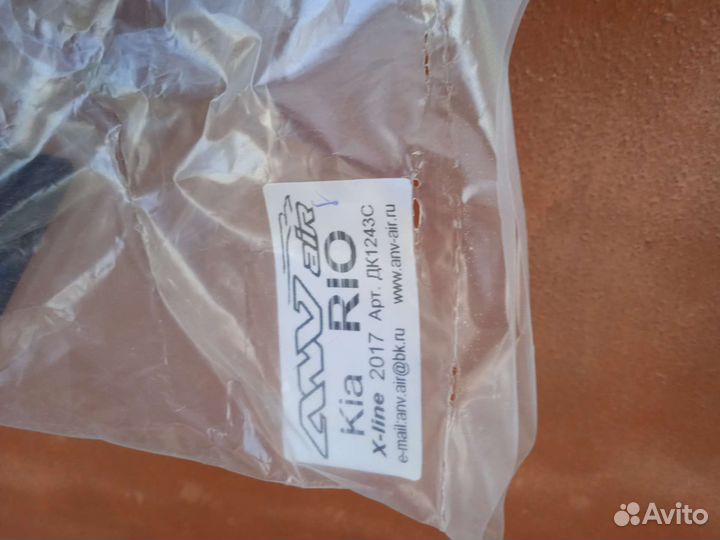 Дефлекторы окон киа Рио грета риа х лайн