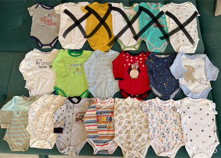 Боди на мальчика 68-74-80